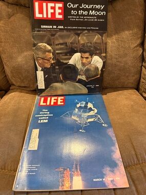 1969 LIFE Magazine NASA Apollo Space Lot Lunar Module LEM + Journey to the Moon